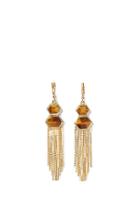 Vince Camuto Vince Camuto Tiger's Eye Fringe Earrings