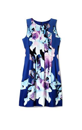 Vince Camuto Vince Camuto Release Pleats Floral Dress