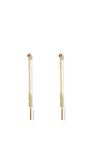 Vince Camuto Goldtone Dangling Chain Earrings