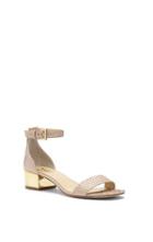 Vince Camuto Vc Signature Hadi- Snake Block Heel Sandal