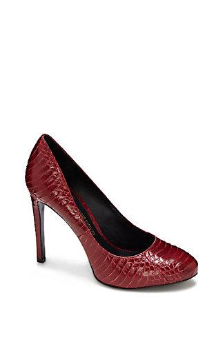 Vince Camuto Vc Signature Amel2- Snake Round Toe Pump