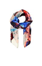 Vince Camuto Vince Camuto Blurred Bouquet Silk Quad Scarf