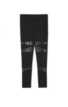 Two By Vince Camuto Faux Leather-trim Leggings