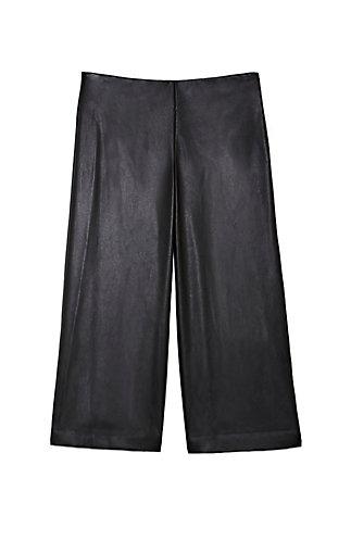 Vince Camuto Vince Camuto Faux Leather Zip Front Culotte