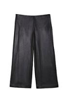 Vince Camuto Vince Camuto Faux Leather Zip Front Culotte