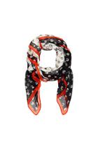 Vince Camuto Vince Camuto Connect The Dots Silk Quad Scarf