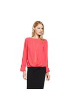 Vince Camuto Vince Camuto Flutter Cuff Fold-over Blouse
