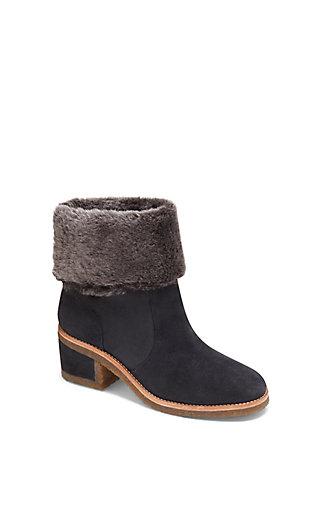 Vince Camuto Vc Signature Cassiah- Fold-down Shearling Lined Bootie