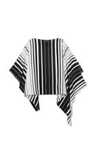 Vince Camuto Striped Poncho Blouse