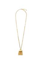 Vince Camuto Vince Camuto Gold-tone Sweeping Fringe Pendant Necklace