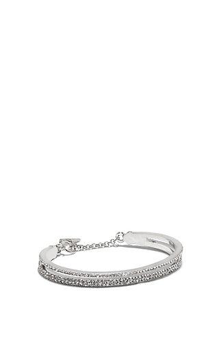 Vince Camuto Vince Camuto Silver-tone Adjustbale Pave Bracelet