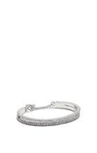 Vince Camuto Vince Camuto Silver-tone Adjustbale Pave Bracelet