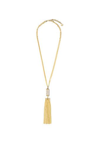Vince Camuto Vince Camuto Pave Tower Fringe Pendant Necklace