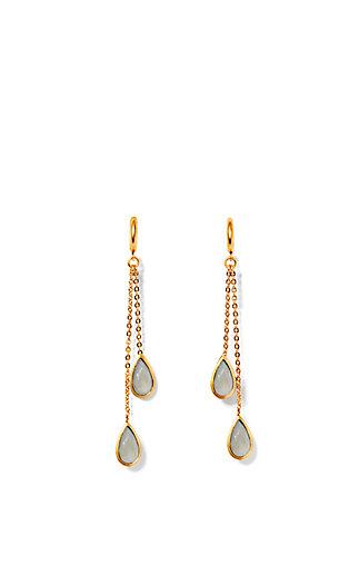 Vince Camuto Vince Camuto Double Grey Teardrop Stone Drop Earrings