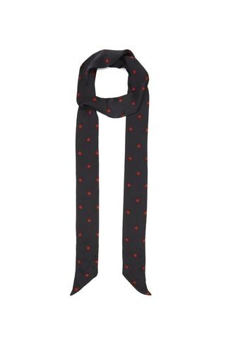 Vince Camuto Star-print Skinny Scarf