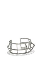 Vince Camuto Vince Camuto Hematite-tone Graphic Cage Cuff