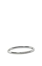 Vince Camuto Silver-tone Crystal Inlay Bracelet