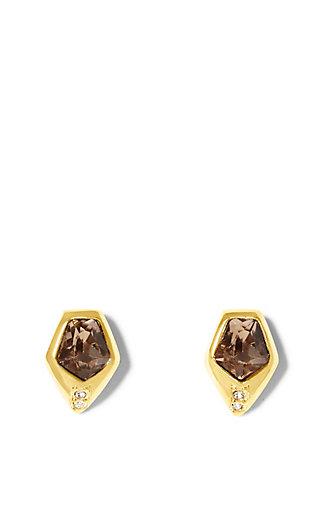 Vince Camuto Vince Camuto Champagne Pentagon Stud Earrings