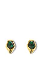 Vince Camuto Vince Camuto Green Pentagon Stud Earrings