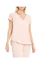 Two By Vince Camuto Linen V-neck Tee