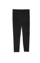Two By Vince Camuto Trapunto-detailed Moto Leggings