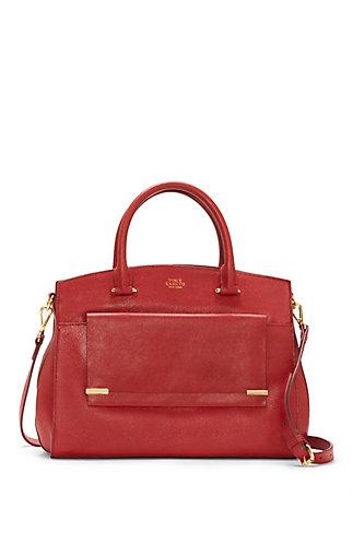 Vince Camuto Vince Camuto Karma- Pocket Front Color Blocked Satchel