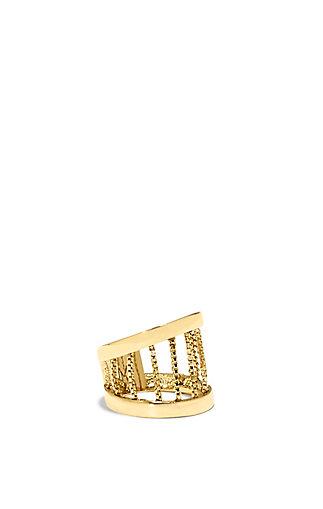Vince Camuto Vince Camuto Chain Bar Double Band Ring