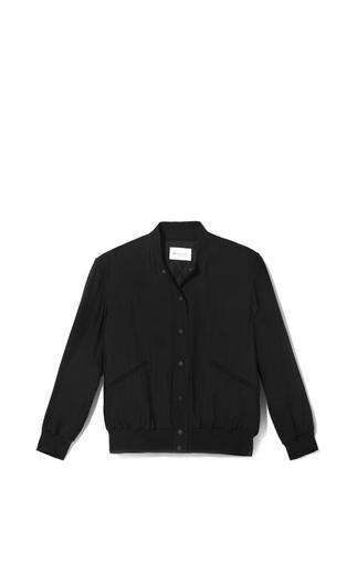 Two By Vince Camuto Crinkle-texture Bomber Jacket