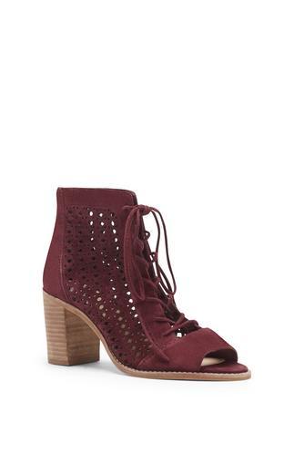 Vince Camuto Trevan - Perforated Block-heel Bootie
