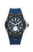 Vince Camuto The Master Navy & Black Silicone Watch