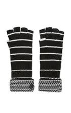 Vince Camuto Vince Camuto Thermal Stripe Fingerless Gloves