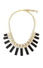 Vince Camuto Louise Et Cie Rectangular Spike Crystal Detail Necklace