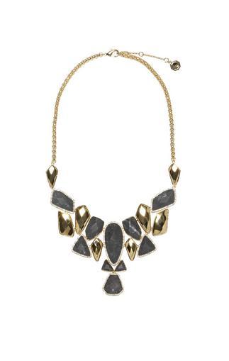 Vince Camuto Louise Et Cie Cut Stone & Metal Statement Necklace