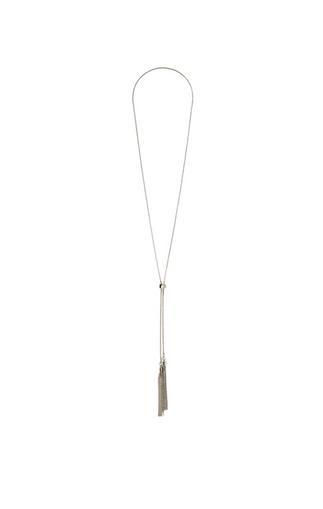 Vince Camuto Vince Camuto Silvertone Double Tassel Y-necklace