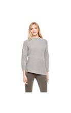 Vince Camuto Vince Camuto Asymmetrical Hem Textured Sweater