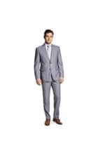 Vince Camuto Vince Camuto Grey Check Print Grey Suit