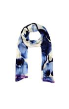 Vince Camuto Vince Camuto Zen Orchid Oblong Silk Scarf