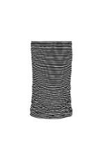 Vince Camuto Vince Camuto Ruched Striped Midi Tube Skirt