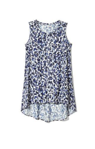 Two By Vince Camuto Burnout-style Leopard-print Tank