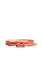 Vince Camuto Vince Camuto Coral Patent Skinny Belt