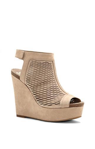 Vince Camuto Vince Camuto Kyrene- Graduated Laser Cut Platform Wedge