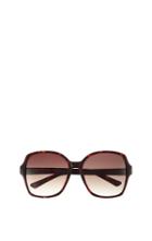 Vince Camuto Translucent-frame Square Sunglasses