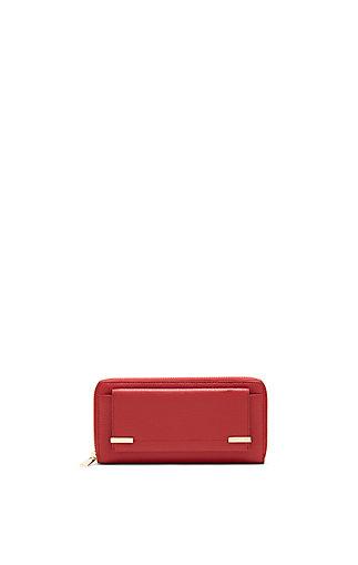 Vince Camuto Vince Camuto Karma- Flap Back Pocket Zip Wallet