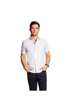 Vince Camuto Vince Camuto Short Sleeve Plaid Button Down Shirt
