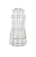 Two By Vince Camuto Plaid Sleeveless Tunic