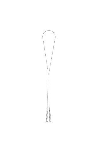 Vince Camuto Vince Camuto Silver-tone Double Tassel Y-necklace