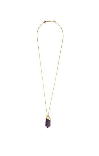 Vince Camuto Vince Camuto Adjustable Purple Crystal Shard Pendant Necklace