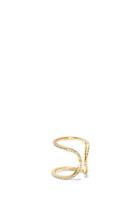 Vince Camuto Louise Et Cie Gold Open Sides Pave Ring