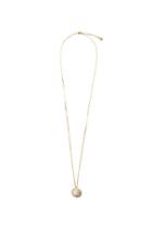 Vince Camuto Vince Camuto Gold-tone Pave Ball Locket Necklace