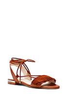 Vince Camuto Louise Et Cie Cyan- Fringe Strap Lace Up Sandal